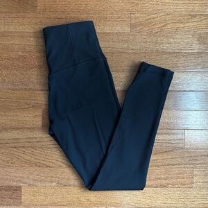 Athleta Elation High Rise Rib Leggings, Black, Small